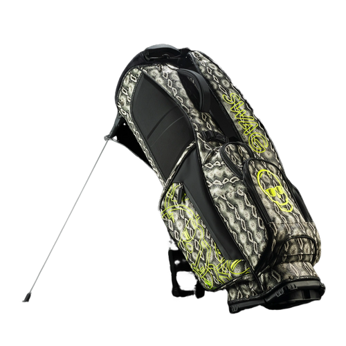 The Faux Snakeskin Skulls Stand Bag