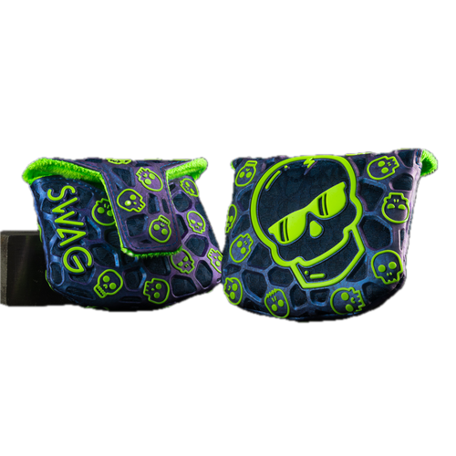 Dazzle Blue Skull TPU Mallet Cover