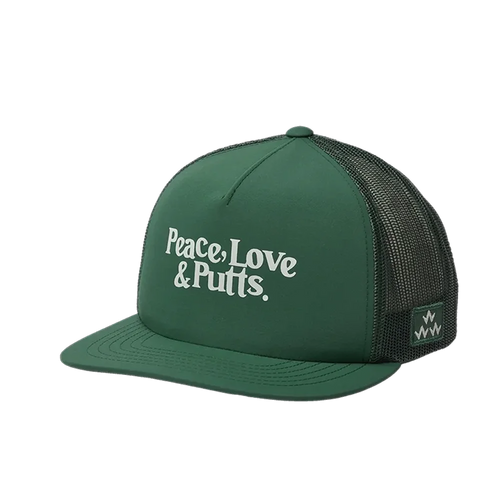Peace, Love & Putts Trucker Hat