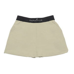 Pull On Tailored Shorts Cream