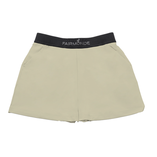 Pull On Tailored Shorts Cream