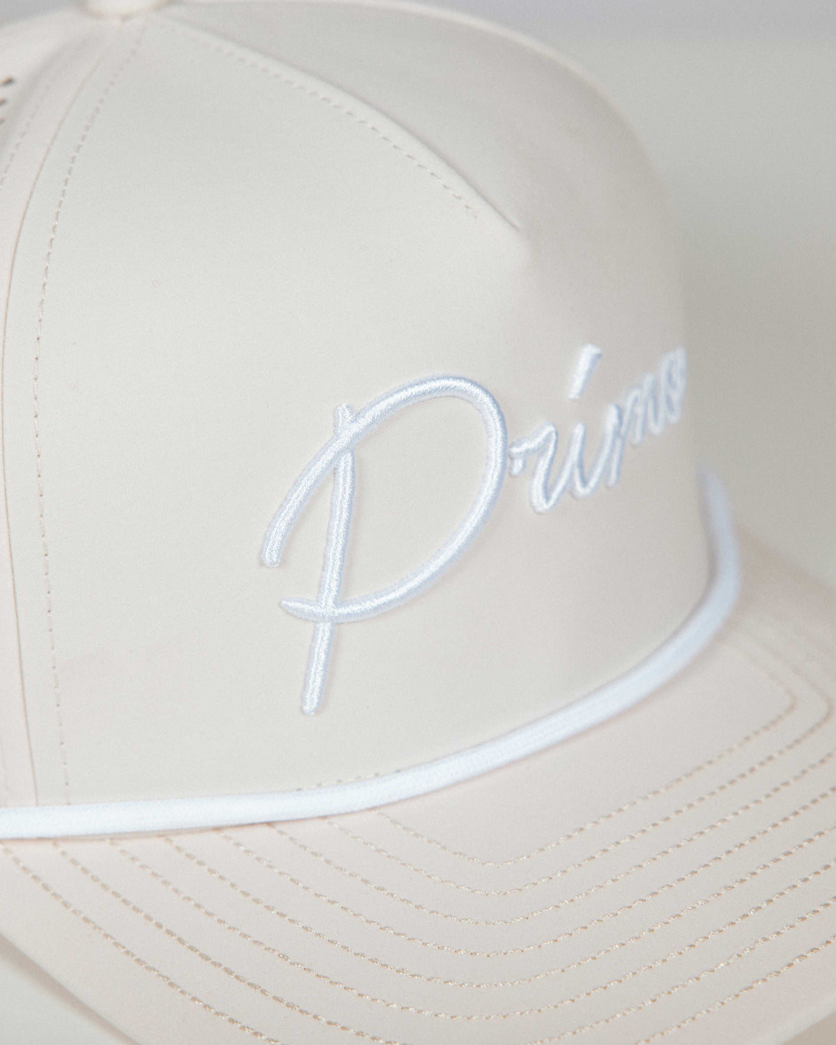 Cursive Wedge Cream Cursive Rope Hat – Primo | Wedge Essentials