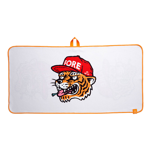 Fore Tiger Golf Towel