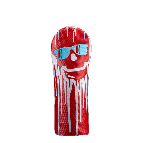 Dripping SKULL Red Fairway Cover