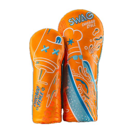 Mandarin Jumbo Dog Driver & Fairway Cover Set