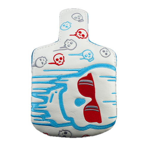 Jumbo Dripping Skull White Mallet Cover