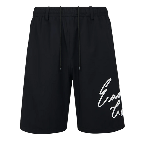 Nylon Crossover Short Black