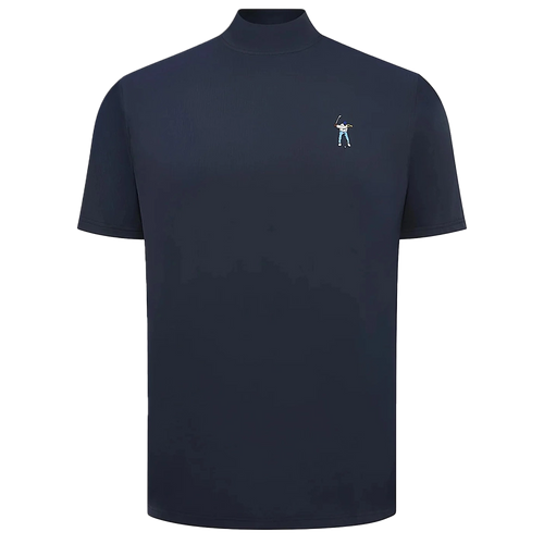 Performance Mock Neck Midnight Navy