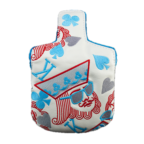 Poker King White Mallet Cover