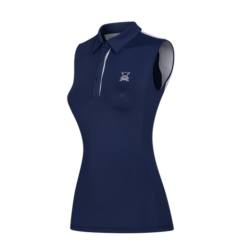 Venturi Sleeveless Top Navy