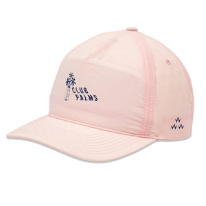 Club Palms Snapback - Faded Pink