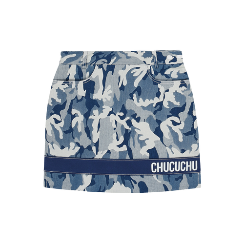 Camo Jean Skirt